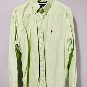 The Iconic Oxford Shirt by Polo in Lime